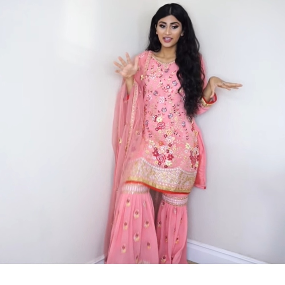 PINK SHARARA BRAND NEW